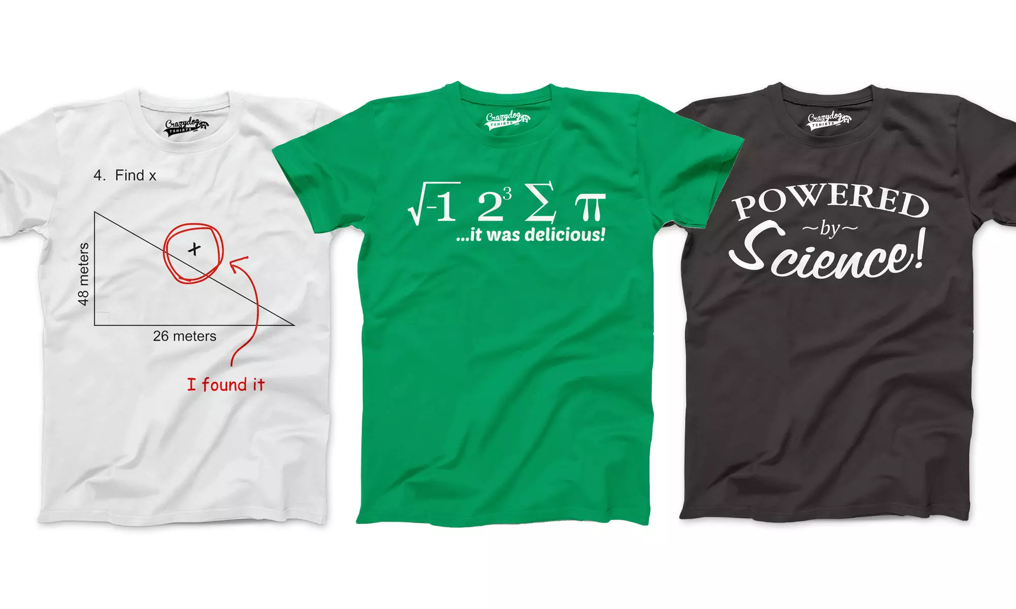 Men's Math and Science Tees - Primary Image