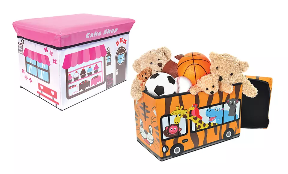 Kids’ Storage Ottoman - Primary Image
