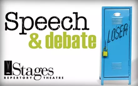 $14 for One Ticket to Stages Repertory Theatre's "Speech & Debate" (Up to $36 Value). Buy Here for the March 21 Performance at 3:00 p.m.  See Below for Additional Dates. - Primary Image