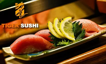 $10 for $20 Worth of Sushi and Drinks at Tiger Sushi - Primary Image