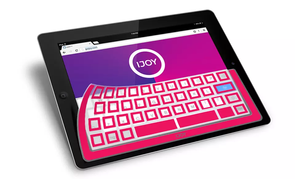 IJOY Ultra-Slim Screen-Top Keyboard for iPad 3, 4, and Air - Primary Image