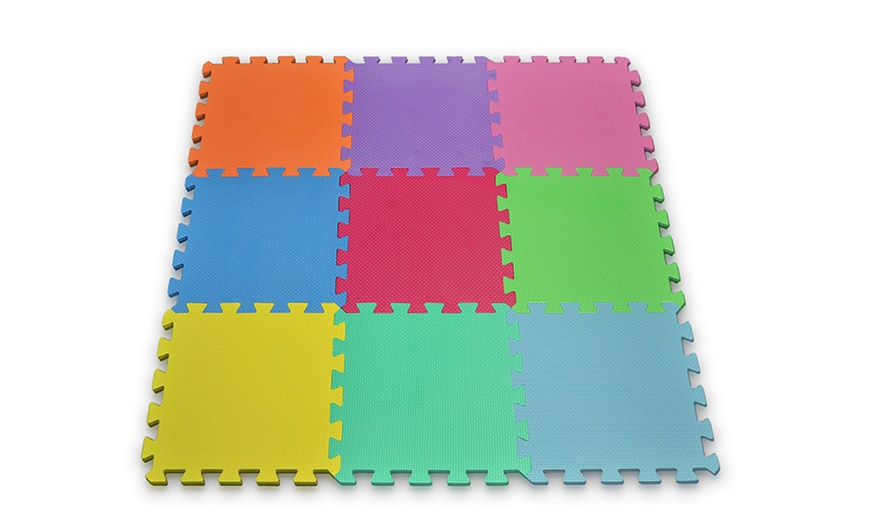 Matney Foam Mat Puzzle Pieces Play Mat Set (9- or 36-Piece) | Groupon