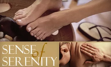 $85 Manicure, Pedicure, Massage, and Facial at Sense of Serenity Day Spa ($173 Value) - Primary Image
