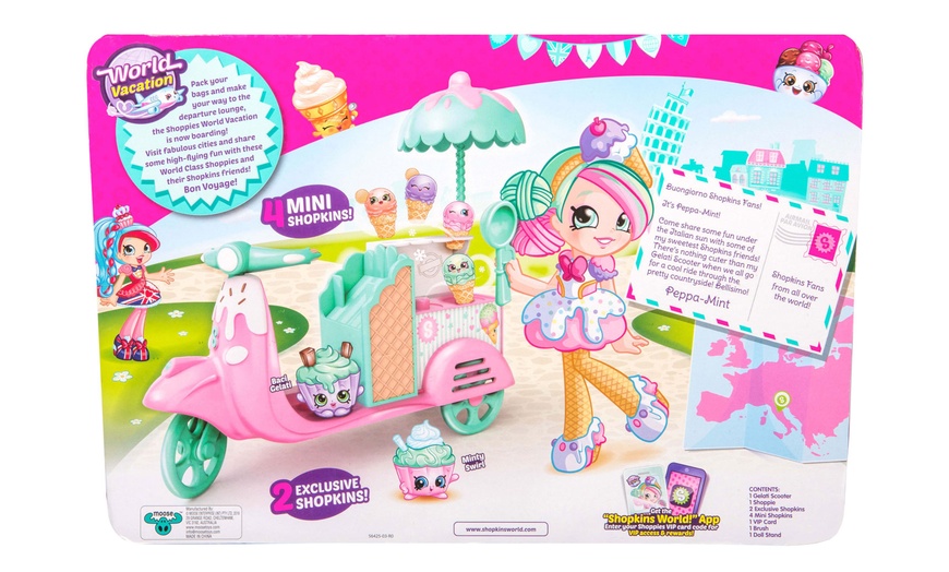 Image 3: Shopkins Peppa-Mint Scooter Set