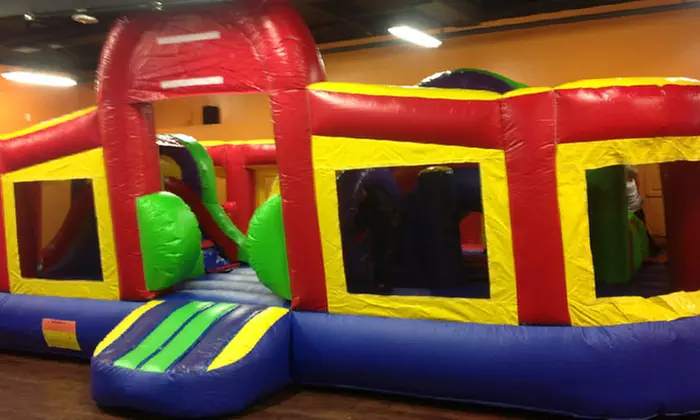 All-Day Jumping Admission for Two, Four, or Six at Leaping Lizards Indoor Inflatable Fun Center (29% Off) - Primary Image