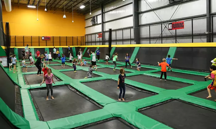 One-Hour Jump Passes for Two or Four at Rockin' Jump (Up to 45% Off)  - Second Medium