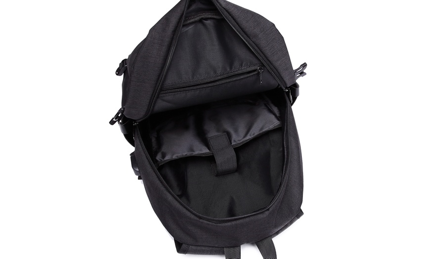 Image 6: Kono Rucksack mit USB-Ladeanschluss