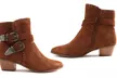 Bottes en cuir à boucle pour femme style Western - Second Medium