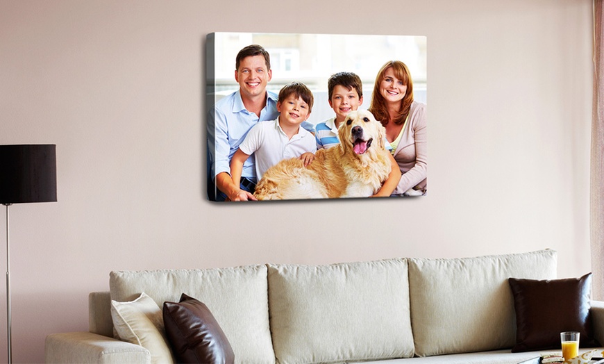 Image 2: A2 Personalised Photo Canvas