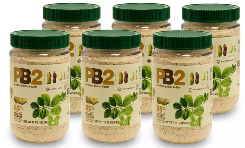 PB2 Powdered Peanut Butter; 6-Pack of 1lb. Jars - Second Medium