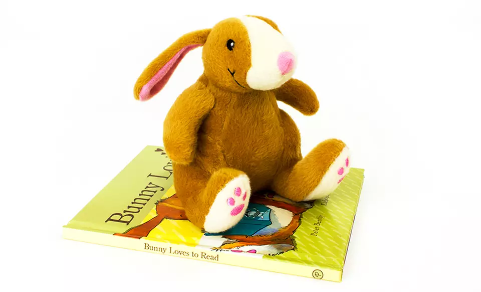 Bunny Loves to Read Children's Book and Plush Toy Set - Second Medium