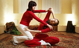 Workshop yoga massage