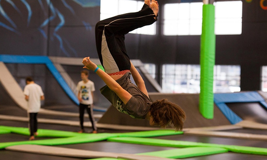 Image 1: Trampolining