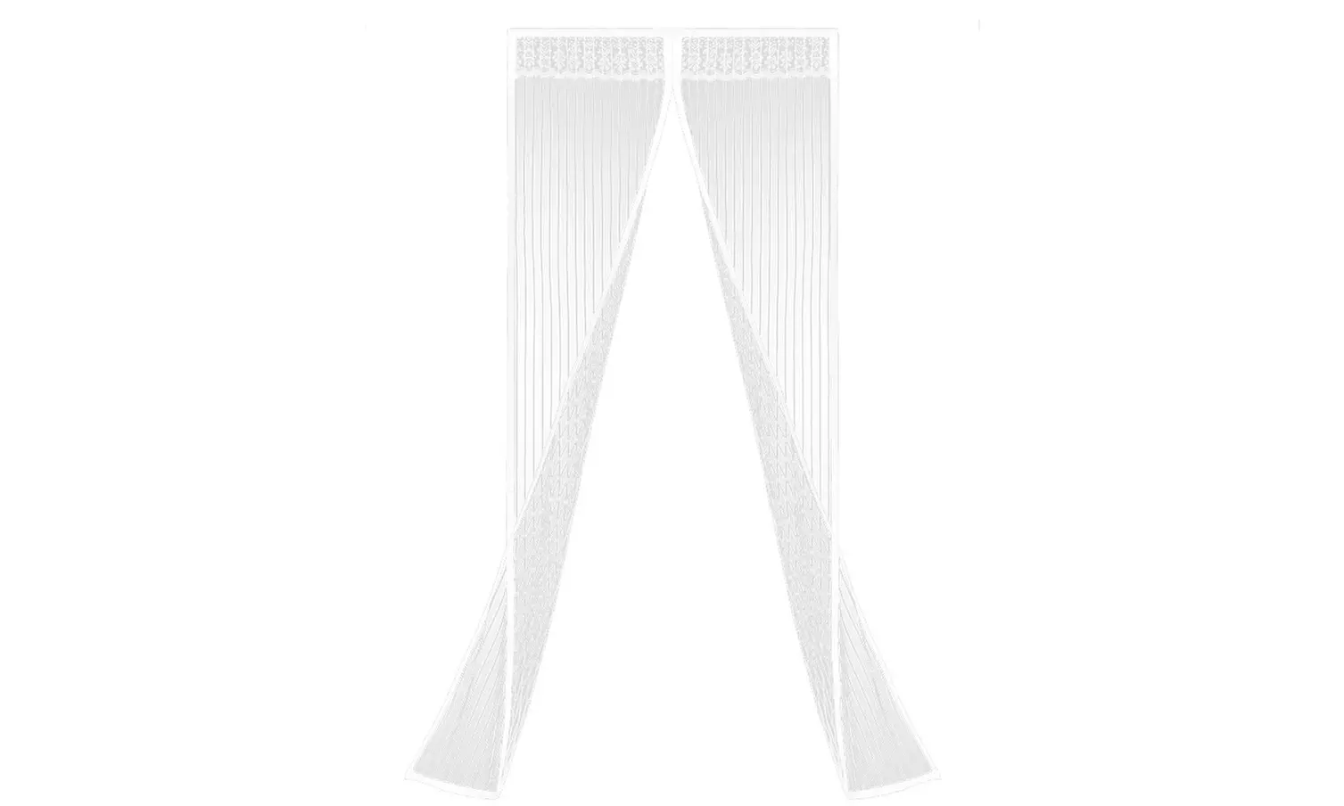 Zanzariera magnetica universale con chiusura calamitata al passaggio