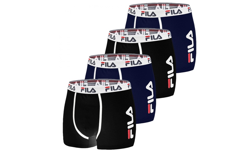 Image 6: Lot de 4 boxers Fila pour homme