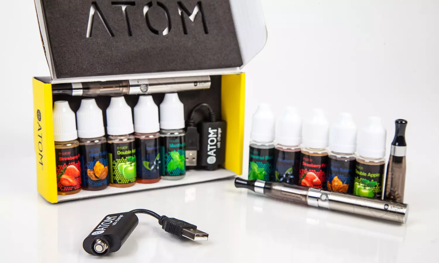 Atom Vape E-Cigarette Starter Kit from  £19.99 With Free Delivery (Up to 70% Off) - Primary Image