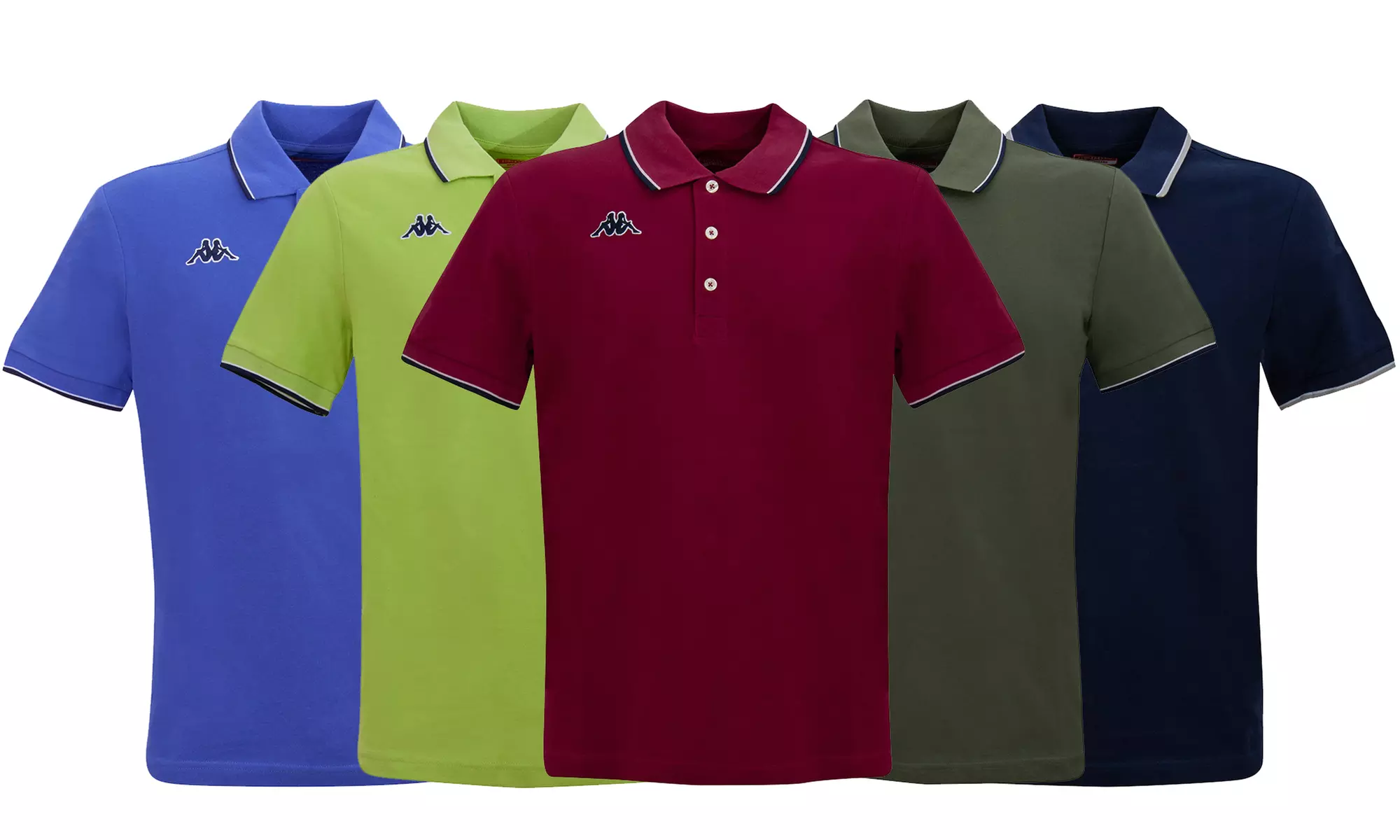 Pack de 2 ou 3 Polos de la marque Kappa pour Homme - Primary Image