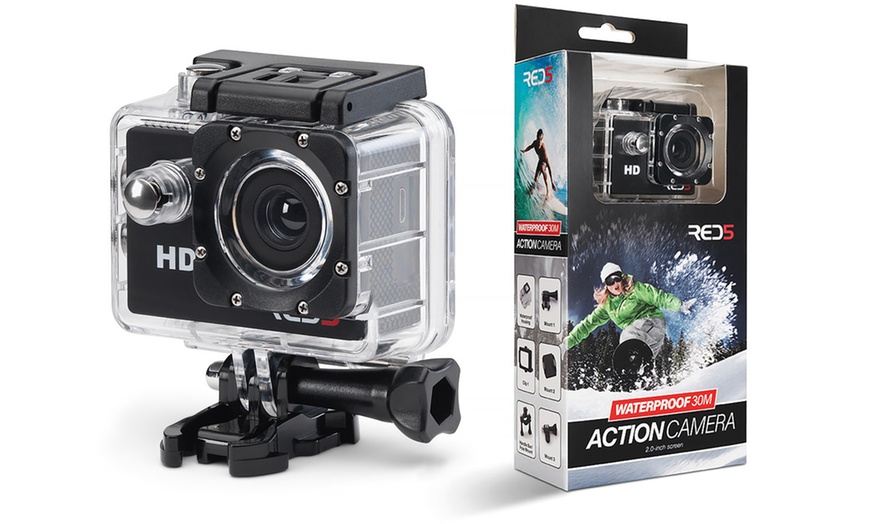 Image 1: RED5 Waterproof Action Camera