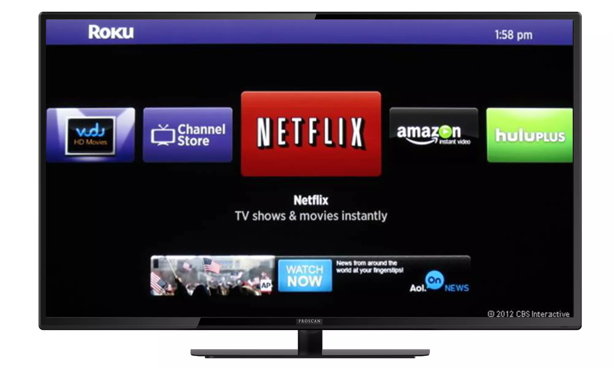 Proscan 32" LED HDTV with Roku Streaming Stick - Primary Image