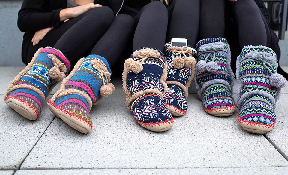Minx Navajo Indoor/Outdoor Ladies Slipper Boots - Primary Image