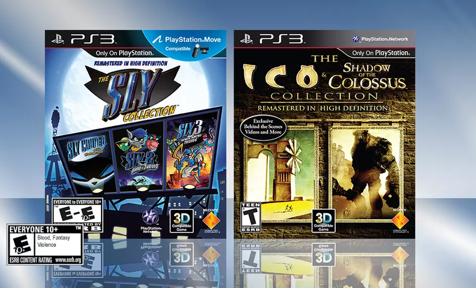 Playstation 3 5-Game Remastered Bundle with ICO Shadow and Sly Cooper Collections. Free Shipping and Returns. - Primary Image