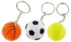 Sports Ball Stress Reliever Keychains