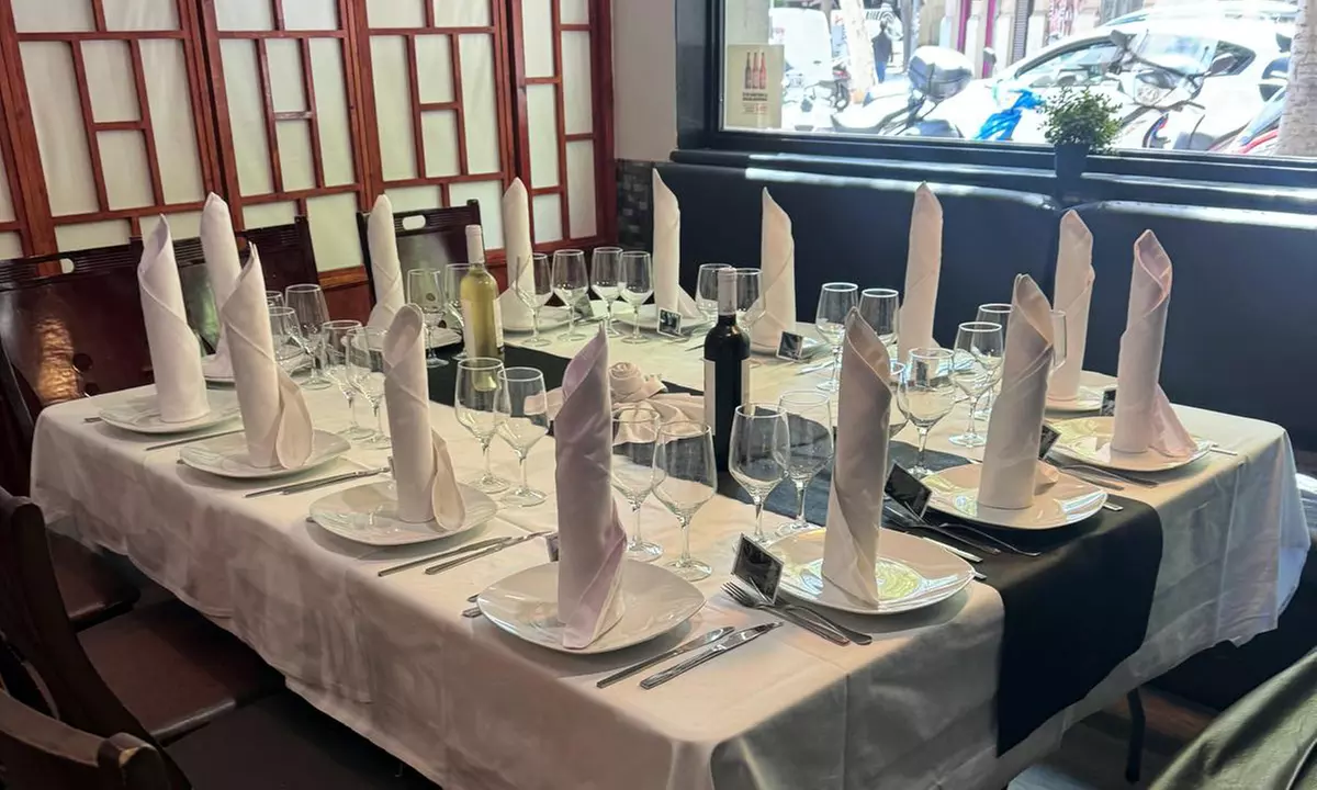 Menú mediterráneo con bebida incluida para 2 o 4 personas