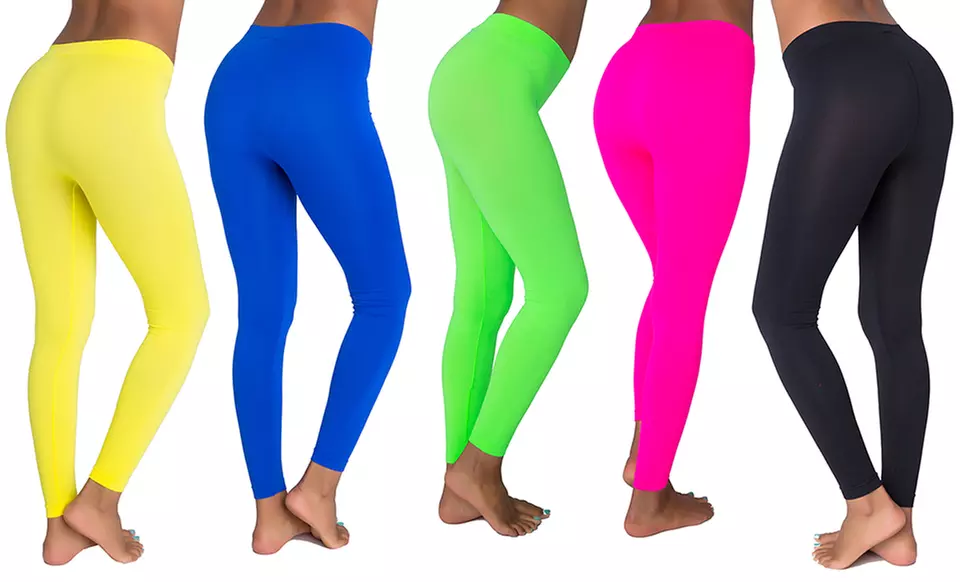 4-Pack of Seamless Spring Leggings. Multiple Colors Available. Free Returns. - Primary Image