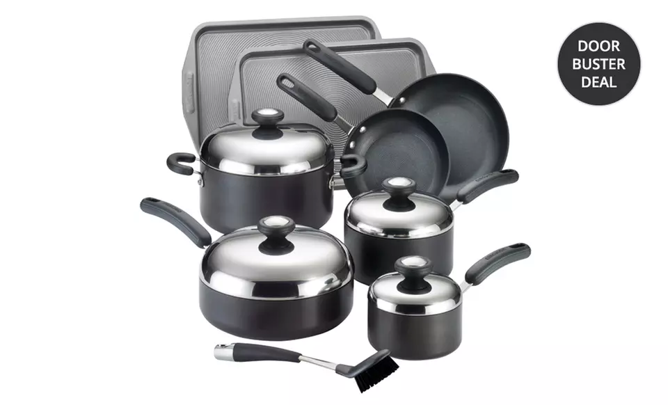 Circulon Hard-Anodized Nonstick 13-Piece Cookware Set. Free Returns. - Primary Image