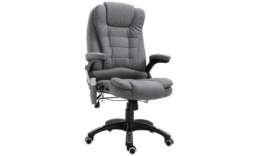 Image 4: Vinsetto Massage Office Chair