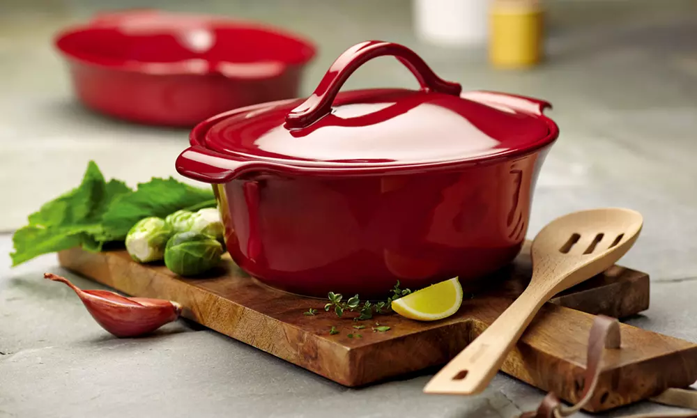 Anolon Vesta Stoneware 2.5Qt. Round Casserole - Primary Image