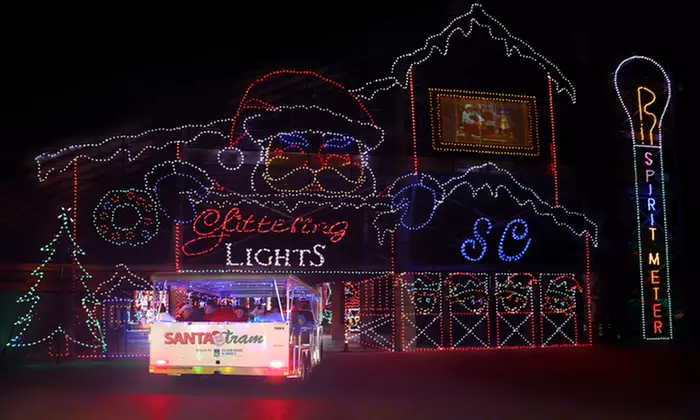 One Glittering Lights Santa Tram Ticket with a Treat (Up to 31% Off) - Primary Image