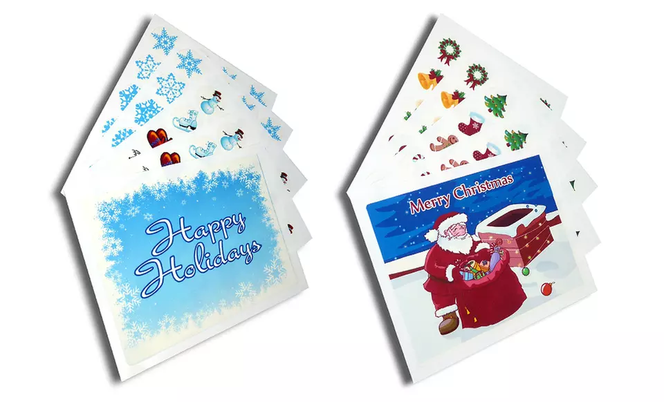 Pre-Printed Edible Holiday Frosting Sheets, Includes One Quarter-Cake Sheet and 80 Cupcake and Cookie Decals﻿ - Primary Image