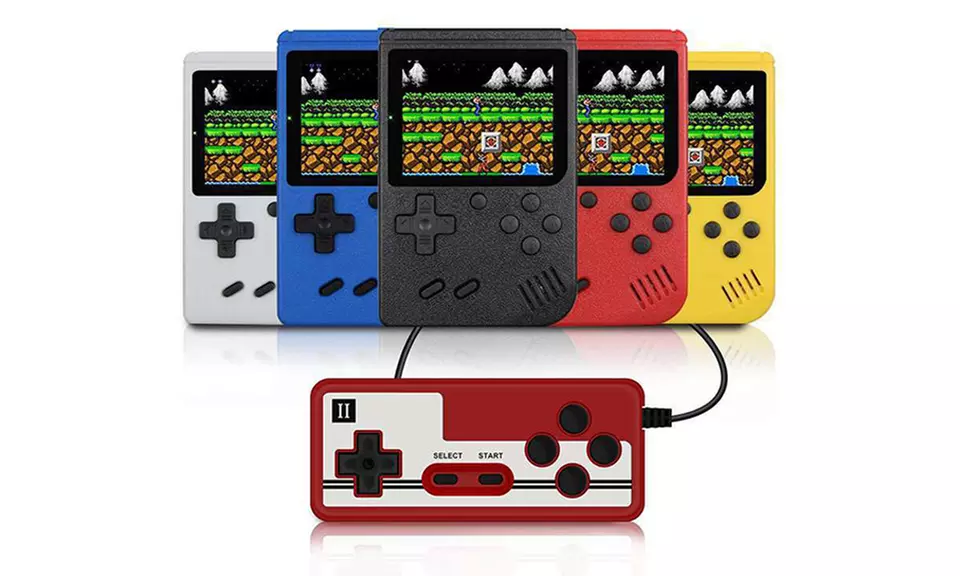 1 o 2 console portatile per videogiochi retrò con 500 o 800 giochi
