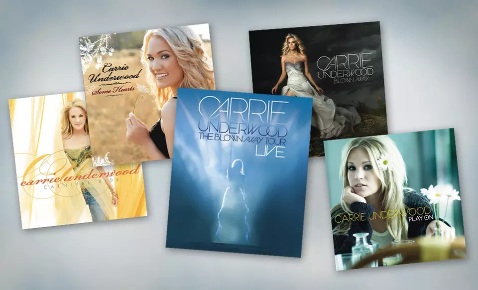 $39.99 for a Carrie Underwood Live DVD and 4-Album Bundle ($54.90 List Price). Free Shipping and Returns. - Primary Image
