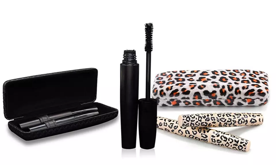 Organic 3D Fiber Lashes Transplanting Gel and Natural Fibers Mascara Set - Primary Image