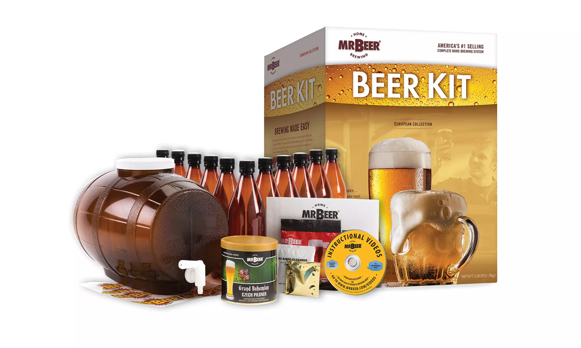 Mr. Beer European Collection Home-Brew Kit - Primary Image