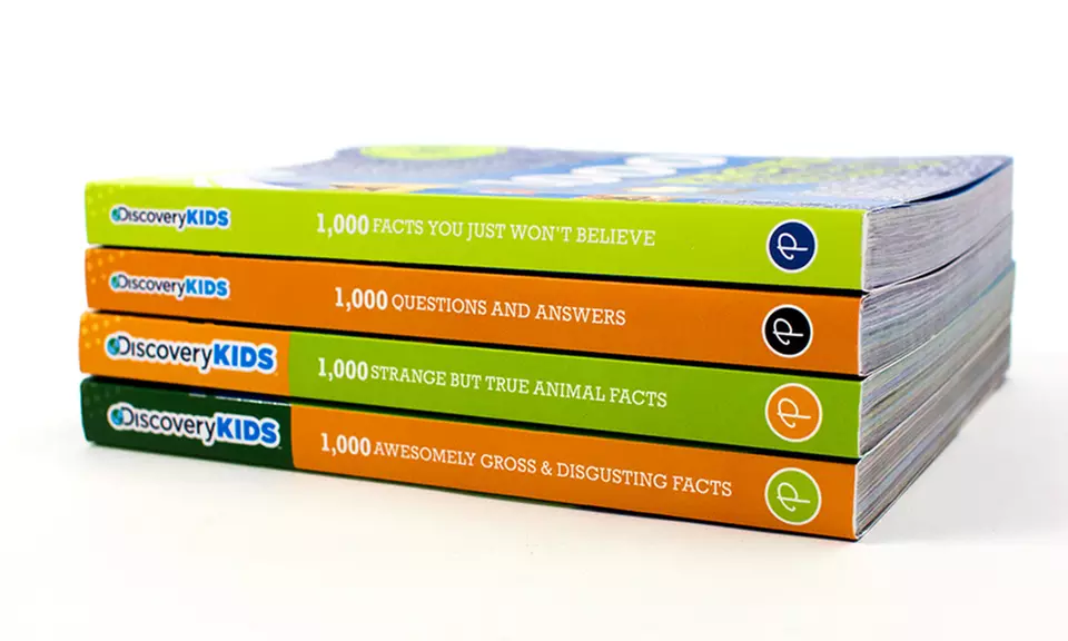 Discovery Kids 4,000 Facts Book Set (4 Books) - Second Medium