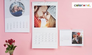 Personalised Photo Calendar in A4, A3 and XL format from Colorland