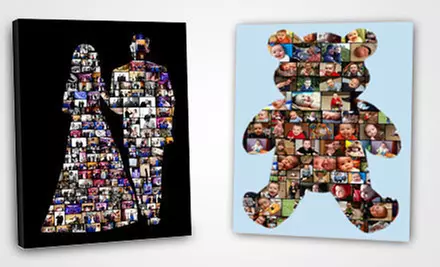 $45 for a 16"x20" Customizable Collage Canvas from Collage.com ($89.99 List Price) with Shipping Included ($105.97 Total Value) - Primary Image