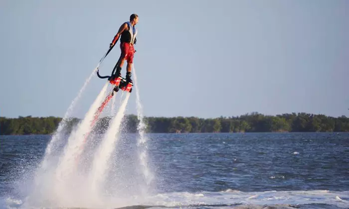 30-Minute Flyboarding Session for One or Two Jump Right In Flyboarding (Up to 55% Off). Two Locations Available. - Primary Image