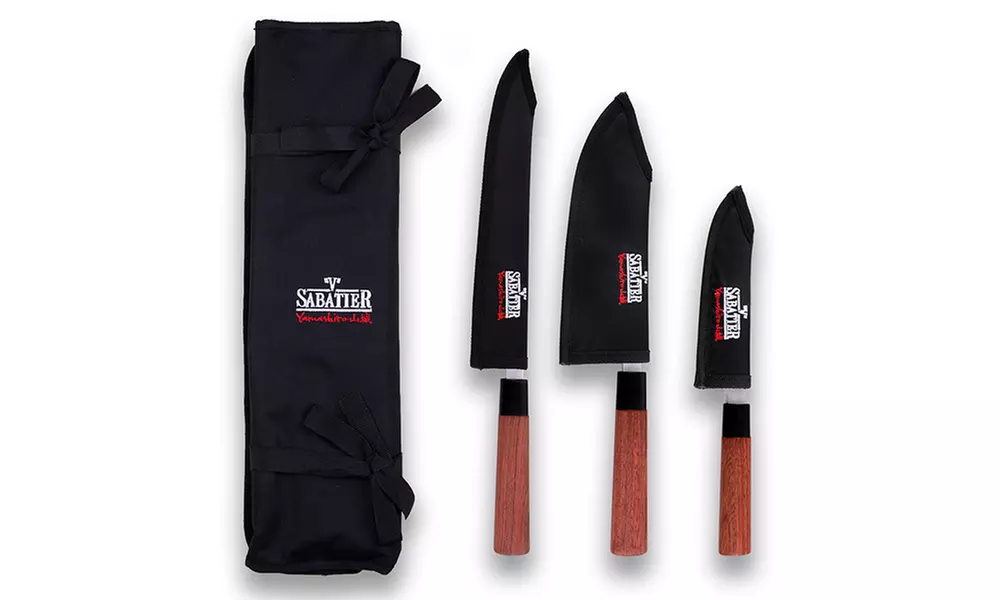 Set de 3 couteaux Japonais Sabatier à 39,90€ (78% de réduction) - Primary Image