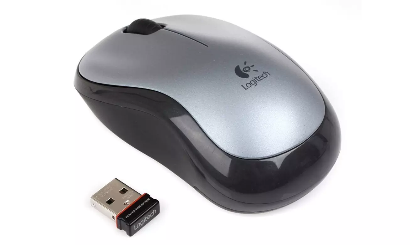 Logitech Wireless Mouse with USB Adapter - Primary Image