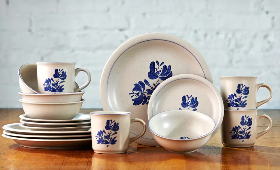 $34.99 for a Pfaltzgraff Yorktowne 16-Piece Stoneware Dinner Set ($129.99 List Price). Free Shipping and Returns. - Primary Image