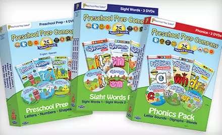 Preschool Prep, Sight Words, or Phonics DVD Sets (62% Off) - Primary Image