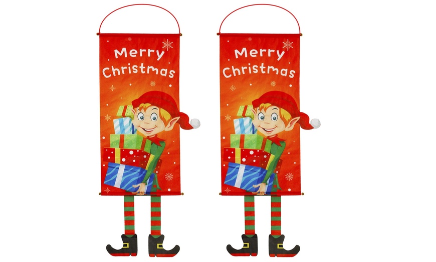 Image 8: Merry Christmas Hanging Banner