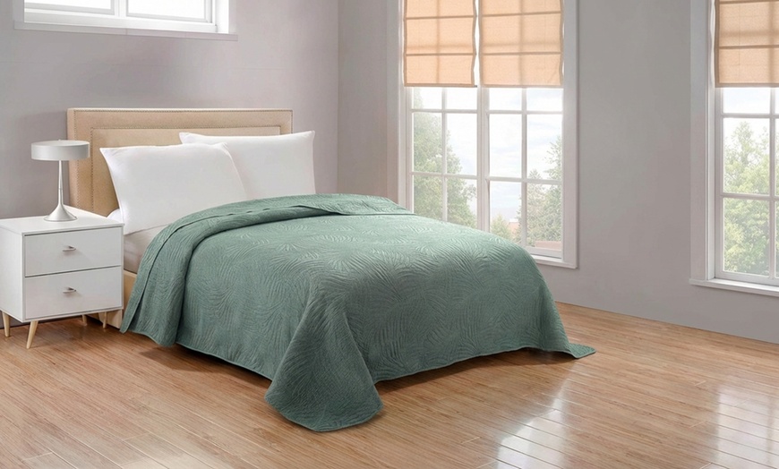 Image 7: Couvre-lit double « délavé à la pierre »