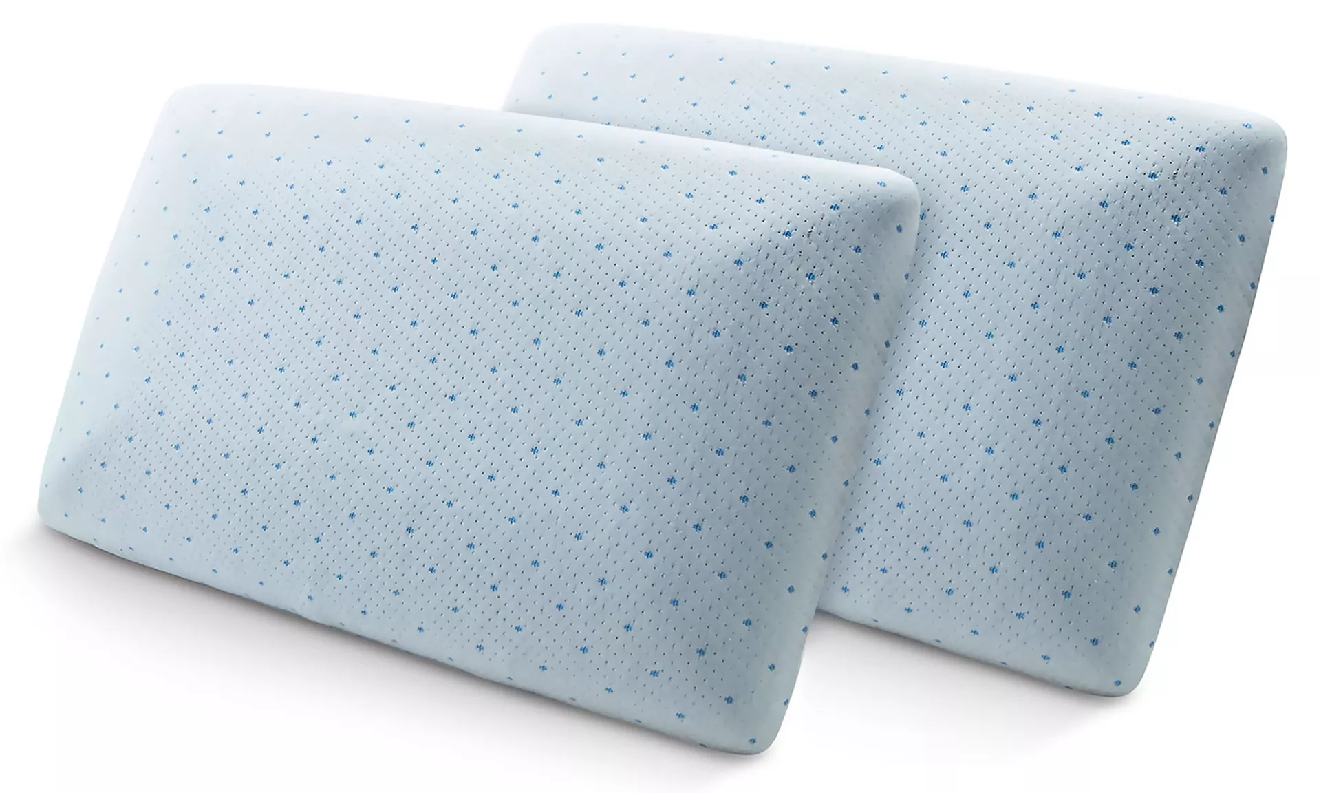 Arctic Sleep Cool Blue Memory Foam Pillow (2-Pack) - Primary Image