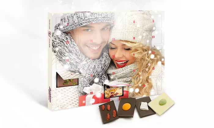 Personalisierbarer Schokoladen-Adventskalender mit eigenem Foto von Chocomondo ab 14,90 € (bis zu 75% sparen) - Primary Image