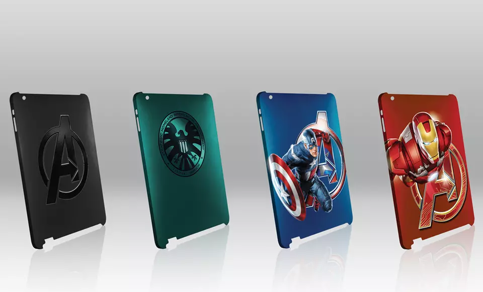 Hype Marvel Avengers iPad Case. Avengers Logo, Captain America, Iron Man, or S.H.I.E.L.D Available. Free Returns. - Primary Image